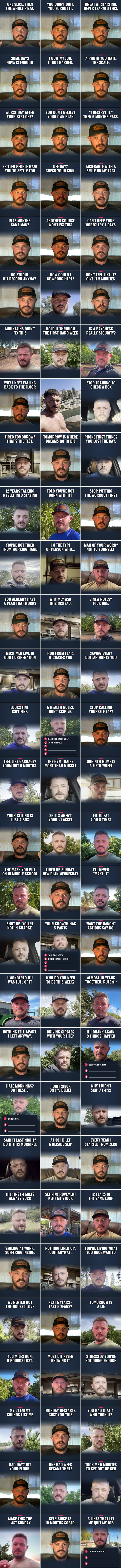 profile grid mock